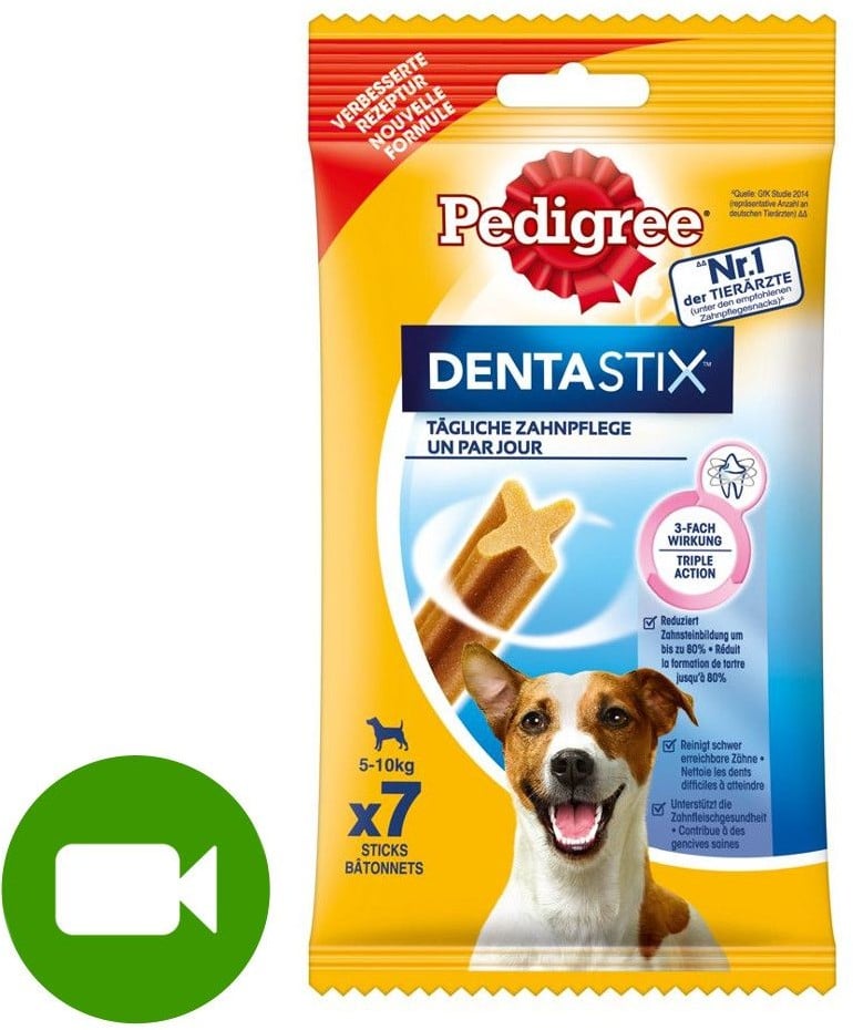 Pedigree Megapakiet Pedigree Dentastix 112 szt + Pakiet Pedigree Saszetki w galarecie 12 x 100 g gratis! Dla małych psów 1760 g + Pedigree w sosie - 1 zdjęcie