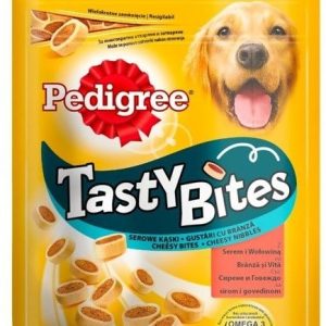 Pedigree Pedigree Tasty Bites Cheesy Bites 140 g przysmak dla psów serowe kąski 140g - 1 zdjęcie