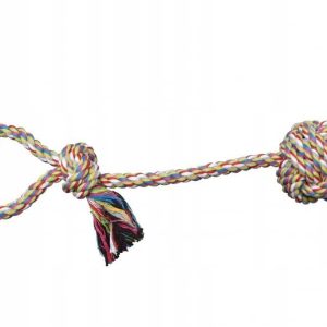 Pet Nova Bawełniana Piłka 6cm Na Sznurze 30cm - 1 zdjęcie