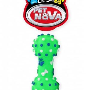 PET NOVA Pet Nova Hantel dentystyczny DentBone z dźwiękiem zielony [rozmiar S] 10,5cm PPTN049 - 1 zdjęcie