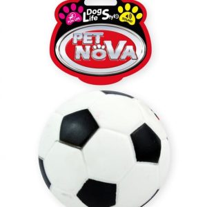 PET NOVA Pet Nova Piłka futbolowa Soccer Ball z dźwiękiem [rozmiar M] 7cm PPTN063 - 1 zdjęcie