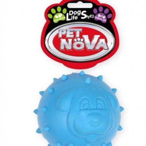 PET NOVA Pet Nova Piłka na przysmaki SnackBall z miętą niebieska 6,5cm PPTN026 - 1 zdjęcie