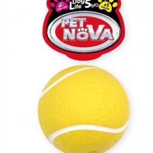 PET NOVA Pet Nova Piłka tenisowa Tenis Ball z gumy [rozmiar S] 7cm PPTN065 - 1 zdjęcie