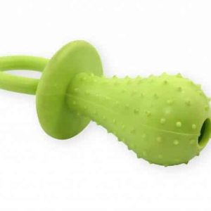 PET NOVA Pet Nova Smoczek dentystyczny Pacifier z miętą żółty 14cm PPTN019 - 1 zdjęcie