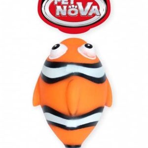 PET NOVA Pet Nowa Rybka gumowa Nemo z dźwiękiem 13,5cm PPTN057 - 1 zdjęcie