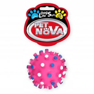 Pet Nova Piłka Jeż Z Wypustkami 7cm Różowa - 1 zdjęcie