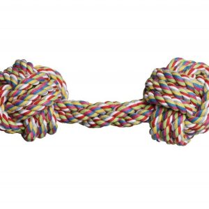 Pet Nova Sznur Gryzak Hantel bawełniany 25cm - 1 zdjęcie