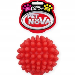 Pet Nova zabawka dla psa Jeżyk 6,5cm czerwony - 1 zdjęcie
