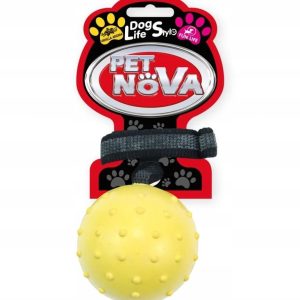 Pet Nova zabawka dla psa Piłka Aport 6cm wanilia - 1 zdjęcie