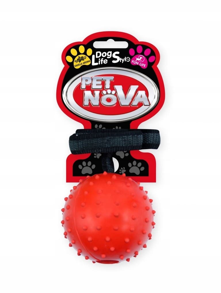 Pet Nova zabawka dla psa Piłka Aport 7cm wanilia - 1 zdjęcie