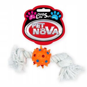 Pet Nova zabawka dla psa Piłka Na Sznurze 25cm - 1 zdjęcie