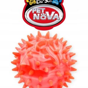 Pet Nova zabawka dla psa Piłka z wypustkami 7,5cm - 1 zdjęcie