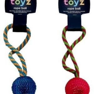 Petface Toyz Hundespielzeug Gummiball Mit Schnur, Gut Springend / Schwebend - 1 zdjęcie