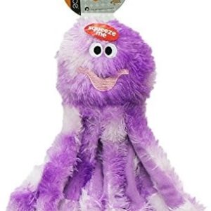 Petface Ze sztucznego futra glitschige petface Octopus Toy miękka szpule z filamentem składane Puppy pies zabawy  lila PBAP (3 rozmiary), mały, fioletowy 22122 - 1 zdjęcie