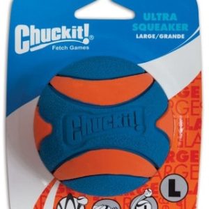 Petmate Chuck It Ultra Squeaker Ball Piłka dla psa rozm.L nr kat.52069 - 1 zdjęcie