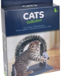 PETS Collection Łuk do masażu drapak szczotka dla KOTA zabawka 860203 - 1 zdjęcie