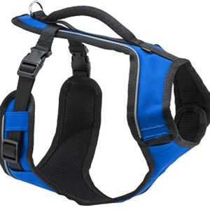 PetSafe Easy Sport uprząż dla psa, dodatkowy komfort noszenia, odblaski, uchwyt do naczyń, niebieski - 1 zdjęcie