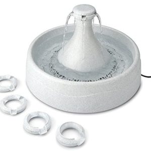 PetSafe petsafe automatycznej z tworzywa sztucznego do picia 360, drink Well, dozownik wody dla psów i kotów, wolne od BPA, organicznymi filtr studniowy, 3,8 litra, 1  5 bateria promienie, energooszczędna, ci - 1 zdjęcie