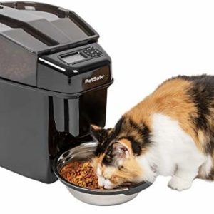 PetSafe Wyściółka miska miska automat, automatyczny układ wyściółka z zegarem, drapieżniki, dla psów i kotów, 12 portionierbare posiłków, na baterie, Digital, antypoślizgowa - 1 zdjęcie