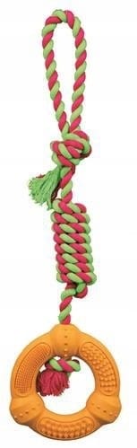 Pierścień ze sznurem Denta Fun, 12 cm/41 cm - 1 zdjęcie