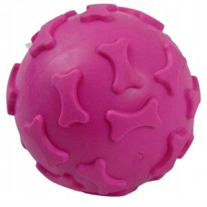 Piłka dla psa piszcząca zabawka Gumowa 6,5cm - 1 zdjęcie