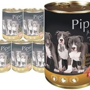 Piper Junior z żołądkami kurczaka i ryżem 24x400g 11802405 - 1 zdjęcie