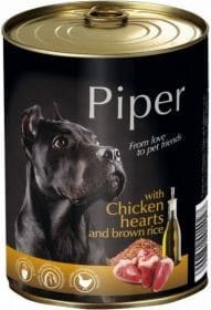 Piper Pies Serca kurczaka i ryż puszka 800g - 1 zdjęcie