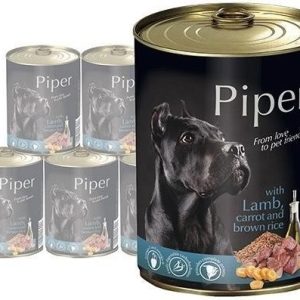 Piper z jagnięciną i marchewką z ryżem 24x400g 11802403 - 1 zdjęcie
