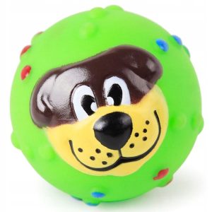 Piszcząca gumowa Opona zabawka dla psa 7,5 cm - 1 zdjęcie