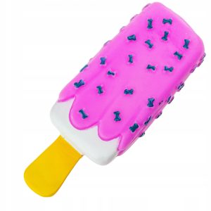 Piszcząca Zabawka dla psa Gryzak Lód 15 cm Lody - 1 zdjęcie