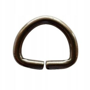 Półkole drut 4mm szer. 20mm St.Złoto 2szt - 1 zdjęcie