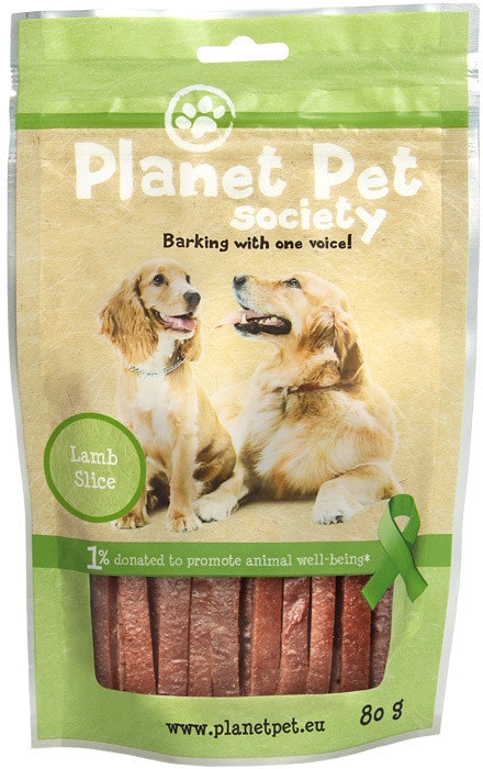 PLANET PET Planet Pet Society lamb slice 80g PPPL023 - 1 zdjęcie