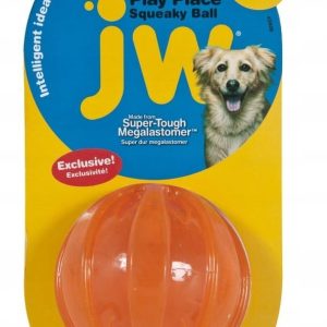 Play Place Squeaky Ball/Medium/pomarańczowa - 1 zdjęcie