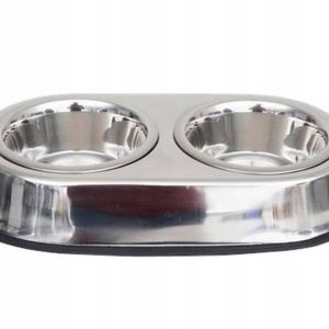 Podwójna miska na karmę Pet Feeder dla psa/kota - 1 zdjęcie