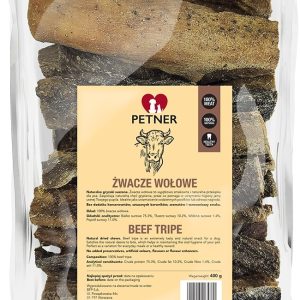 Przysmak dla psa Petner Żwacze wołowe 400g - 1 zdjęcie