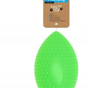 PULLER PULLER Pitch Dog sport ball green piłka rugby dla psa zielony 9 cm x 14 cm - 1 zdjęcie