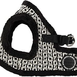 Puppia puppia papd-ah1351 damier Harness B, kamizelki, czarna, M - 1 zdjęcie