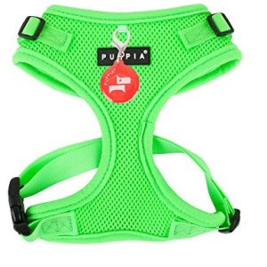 Puppia puppia paqa-ac1430 uprząż dla psa, Soft Harness II, Large, neonowy zielony - 1 zdjęcie