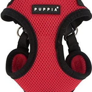 Puppia puppia para-hc1533-RD-S czerwony Soft Harness C Pet-Vest-harnesses, mała - 1 zdjęcie