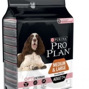 Purina Pro Plan Optiderma Adult 7+ Medium&Large Sensitive Skin 14 kg - 1 zdjęcie