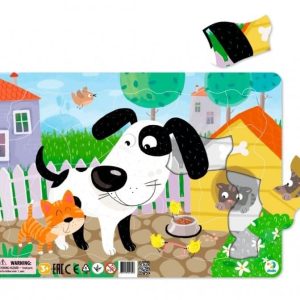 Puzzle Ramkowe Szczeniak 21 el. Dodo 300182 - 1 zdjęcie