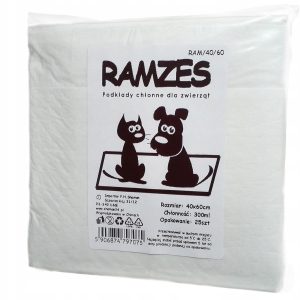 Ramzes Chłonne podkłady maty dla psa 60x40cm x 25 - 1 zdjęcie