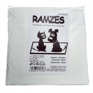 Ramzes Podkłady maty do nauki sikania 60x60 25szt - 1 zdjęcie