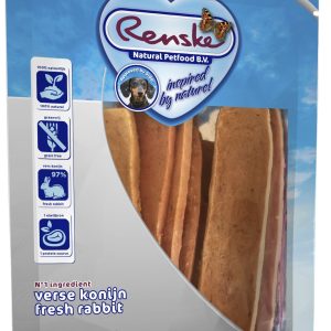 Renske Renske healthy meat strips Rabbit  suszone płaty mięsa królika 8717185294323 - 1 zdjęcie