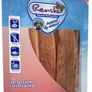 Renske Renske healthy meat strips Salmon  suszone płaty mięsa łososia 8717185294347 - 1 zdjęcie
