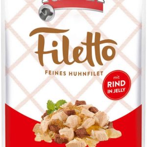 Rinti Filetto Kurczak z wołowiną w galaretce saszetka 100g - 1 zdjęcie