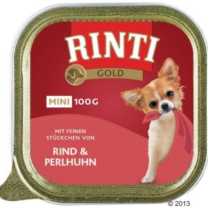 Rinti Gold Mini, 6 x 100g - Kurczak z gęsią - 1 zdjęcie