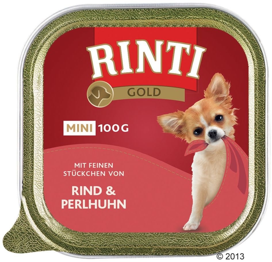 Rinti Gold Mini, 6 x 100g - Kurczak z gęsią - 1 zdjęcie