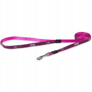 Rogz Smycz Pink Love 1,80 m - 1 zdjęcie