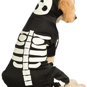 Rubie's Oficjalnie rubie LED's szkielet sweter z kapturem dla zwierząt domowych, psa Halloween kostium, small 887825-S - 1 zdjęcie